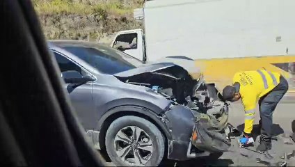 Colisión múltiple en el anillo periférico