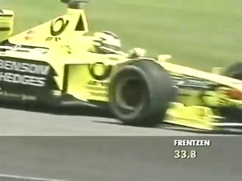 F1 – Heinz-Harald Frentzen (Jordan Mugen-Honda V10) lap in qualifying – Spain 2000