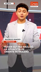 Roger Suárez analizó la situación   de Oriente Petrolero