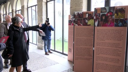 Exposición en recuerdo de Teresa, la enfermera de Valladolid asesinada en Bruselas