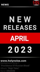 📌 APRIL 2023 ABRIL #AlbumRelease #April2023 #Abril2023 #NewAlbums #NewReleases #SupportTheUnderground