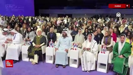 Emine Erdoğan Dubai Küresel Kadınlar Forumu'na katıldı