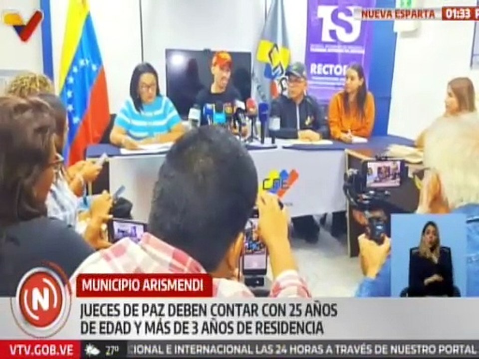 Nueva Esparta | 384 jueces y juezas de paz comunal se elegirán en 64 circuitos el 15 de diciembre