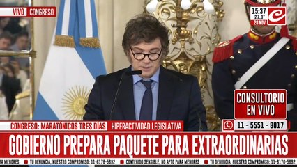 Javier Milei: "La política puso a las víctimas en lugar de victimarios"