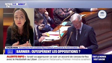 Budget: "Si Michel Barnier annonçait le 49.3, il se rendrait irresponsable", juge Chloé Ridel (députée européenne PS)