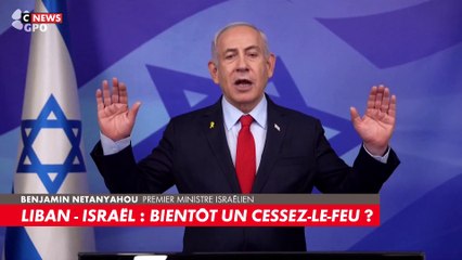 Le Premier ministre Benjamin Netanyahu annonce qu’Israël va adopter «dans la soirée» un cessez-le-feu dans la guerre avec le Hezbollah libanais