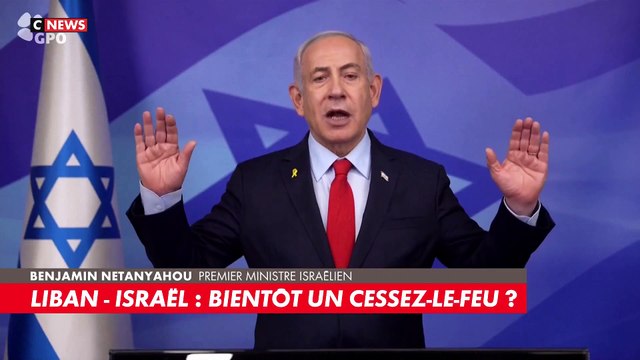 Le Premier ministre Benjamin Netanyahu annonce qu’Israël va adopter «dans la soirée» un cessez-le-feu dans la guerre avec le Hezbollah libanais