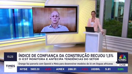 Índice de confiança da construção recua 1,5%; Alberto Ajzental analisa