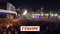 Les supporters brestois mettent l'ambiance à Barcelone - Foot - C1 - Brest