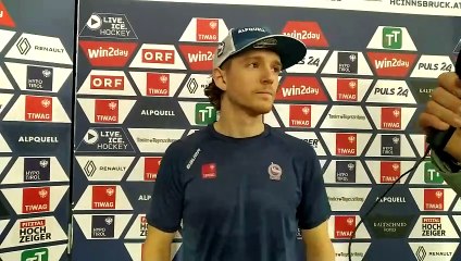Patrick Grasso (HCI) vor dem Spiel gegen den KAC