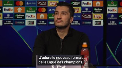 Dortmund - Sahin "adore" le nouveau format de la Champions League