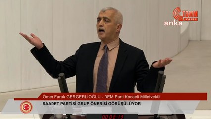 Gergerlioğlu sesinin kesilmesine tepki gösterdi