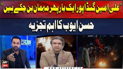 " Ali Amin Gandapur Aik Bar Phir Maheman Ban Chuke Hain " Hassan Ayub  Ka Ahem Tajzia