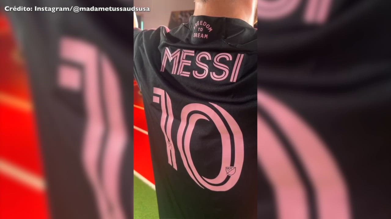 La impresionante figura de cera de Lionel Messi en Orlando