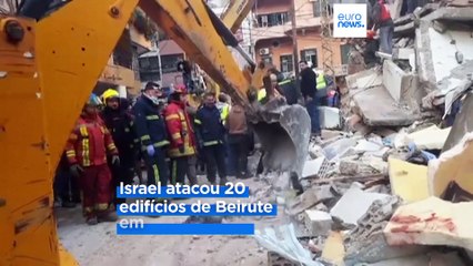 Israel lança fortes ataques aéreos contra Beirute antes de anunciar cessar-fogo