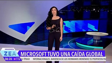 Microsoft sufre caída global