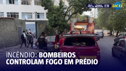 Apartamento pega fogo no Edifício Panorama, BH