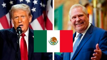Canadá: El primer ministro canadiense, Doug Ford manda mensaje a Trump "Compararnos con México es insultante"