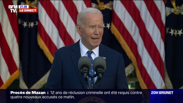 Cessez-le-feu au Liban: Nous ne permettrons pas à ce conflit de démarrer un autre cycle de violence , assure Joe Biden