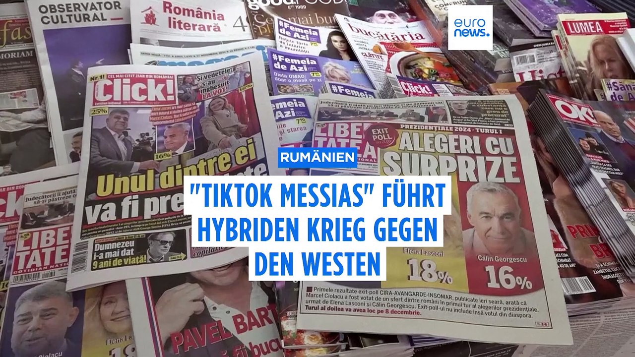 Rumänischer "tiktok messias" führt hybriden krieg gegen den westen