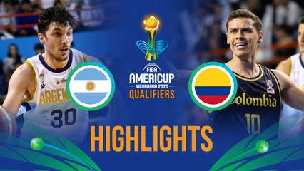Argentina vs Colombia (88-68) | Eliminatorias FIBA Americup 2025 | Segunda ventana