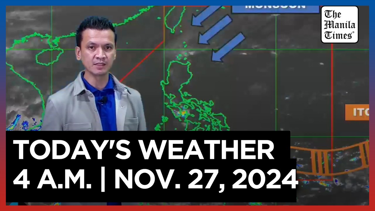 Today's Weather, 4 A.M. | Nov. 27, 2024