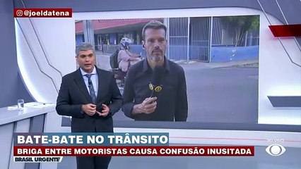 Bate-bate no trânsito: briga entre motoristas causa confusão