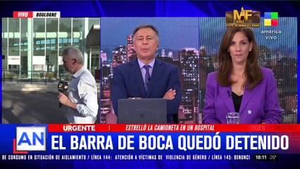 🔴 Un barrabrava de Boca ESTRELLÓ SU CAMIONETA contra la guardia de un hospital