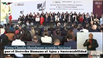 Firman Claudia Acuerdo Nacional por el Derecho Humano al Agua y Sustentabilidad