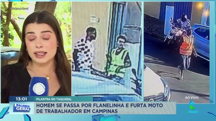 Homem finge ser flanelinha e furta moto no Taquaral, em Campinas