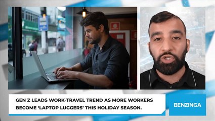 Gen Z Leads Work-Travel Trend As More Workers Become 'Laptop Luggers' This Holiday Season.