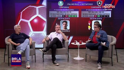 PALMEIRAS X BOTAFOGO: CONFIRA AS PROVÁVEIS ESCALAÇÕES | BOLA ROLANDO