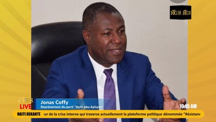 Jonas Coffy lye degradasyon kriz peyi a ak"Coup de force" li di KPT a te fè pou revoke ex PM Conille