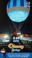 Thrilling Ride: Florida's Disney Spring's Helium Balloon Adventure!