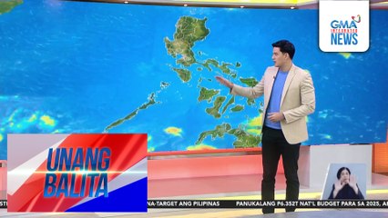 Hanging Amihan at ITCZ, umiiral sa bansa - Weather update today as of 6:10 a.m. (November 27, 2024) | Unang Balita