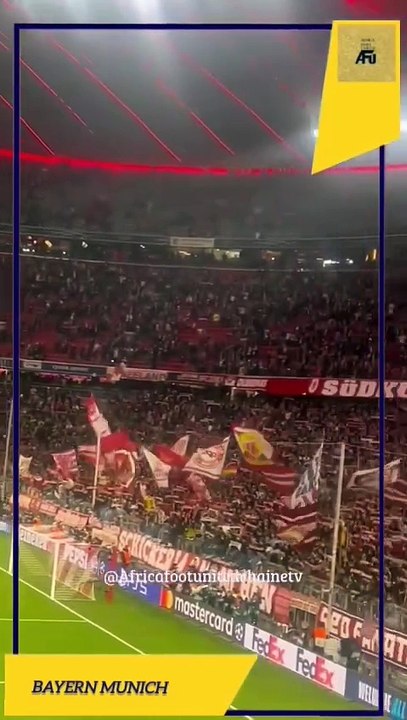 #LDCUEFA 🏆 : Moment de communion entre les supporters du #BAYERN 🔴⚪ et le SüdKuve München 1972. Les supporters volcaniques du club bavarois ! ⚽🔥🔥🔥🤩