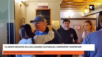 “La gente necesita ir a los lugares culturales, compartir y disfrutar"