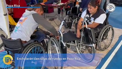 Enchularán cien sillas de ruedas en Poza Rica