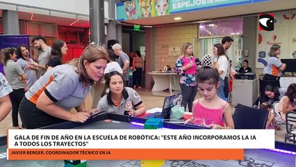 Gala de Fin de Año en la Escuela de Robótica: "Este año incorporamos la IA a todos los trayectos"