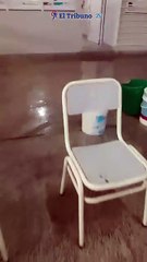 La escuela Roque Chielli de barrio Don Emilio se inundó en medio de un acto escolar
