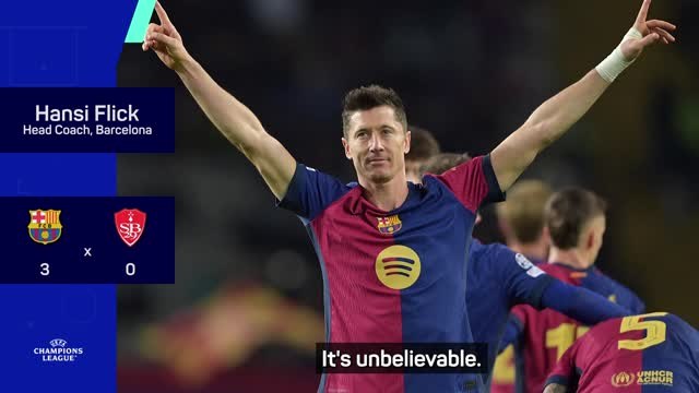 Flick sings praises of 100-goal Lewandowski