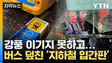 [자막뉴스] 날아가고 떨어지고...전국 곳곳 '강풍주의보' / YTN