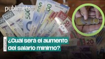 ¿Cuál será el aumento en el salario mínimo durante el sexenio de Sheinbaum?
