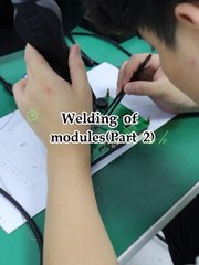 Welding of modules（Part 2）