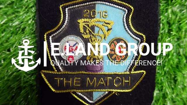 hand embroidery badges, Pakistan gold wire badges, Uniform Blazer Badges Suppliers,
