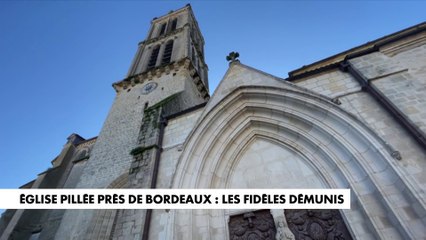 Église pillée près de Bordeaux : les fidèles démunis