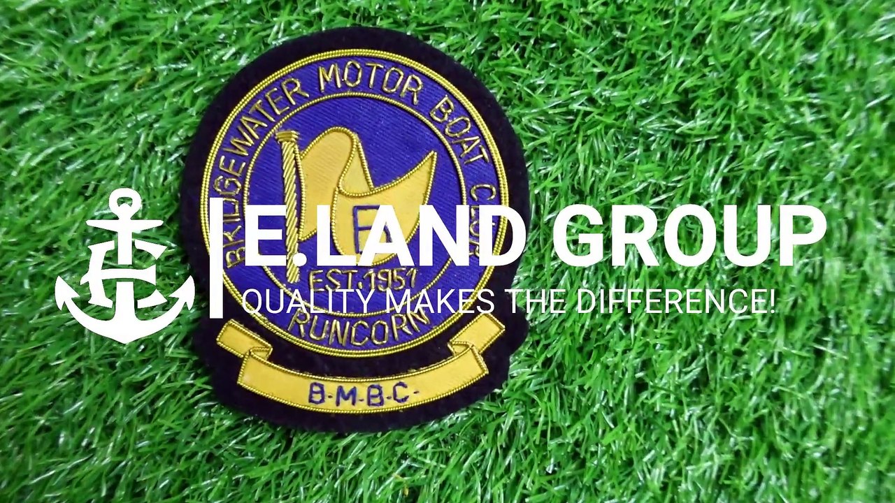 Embroidery Handmade Badge, Blazer Bullion Badge Supplier, Bullion wire embroidery badges