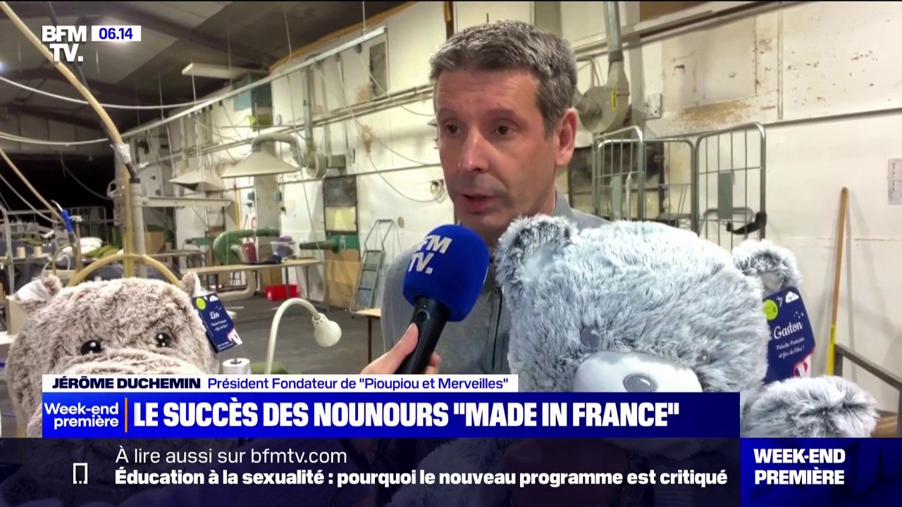 Cette entreprise du Maine-et-Loire confectionne des nounours "Made in France"