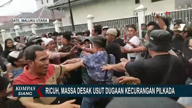 Aksi Massa Ricuh, Desak KPU-Bawaslu Usut Dugaan Kecurangan Pilgub Malut | SERIAL PILKADA