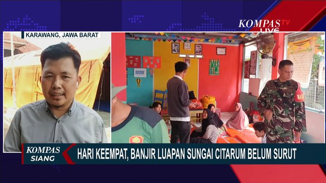 Banjir di Karawang Tak Kunjung Surut, Akses Dua Jalan Desa Terputus